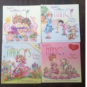 Set of 4 Fancy Nancy Paperback Children's Books